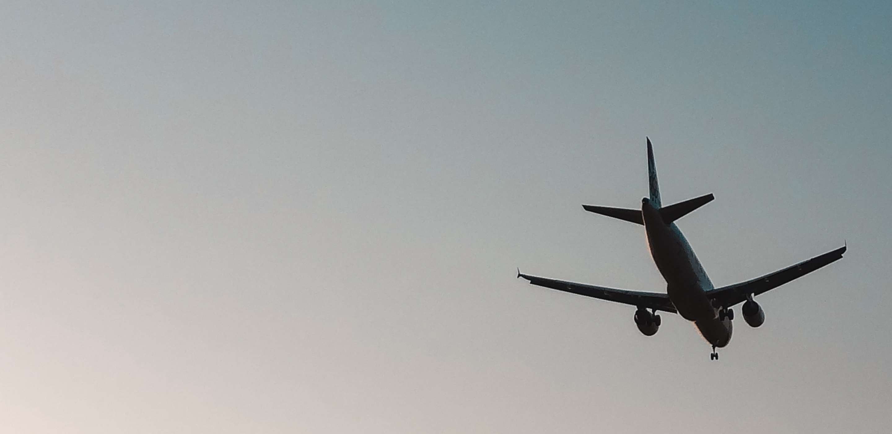 Airplane flying in sky