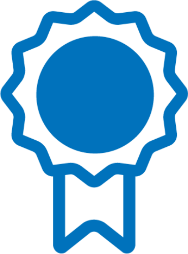 Achievement ribbon icon