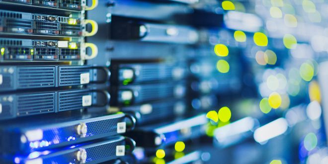 Close up of lights on a piece of hardware